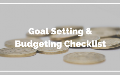 Goal Setting & Budgeting Checklist