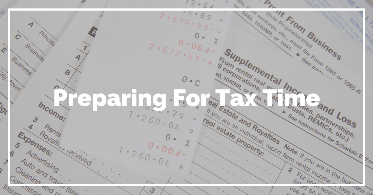 Preparing to Tax Time