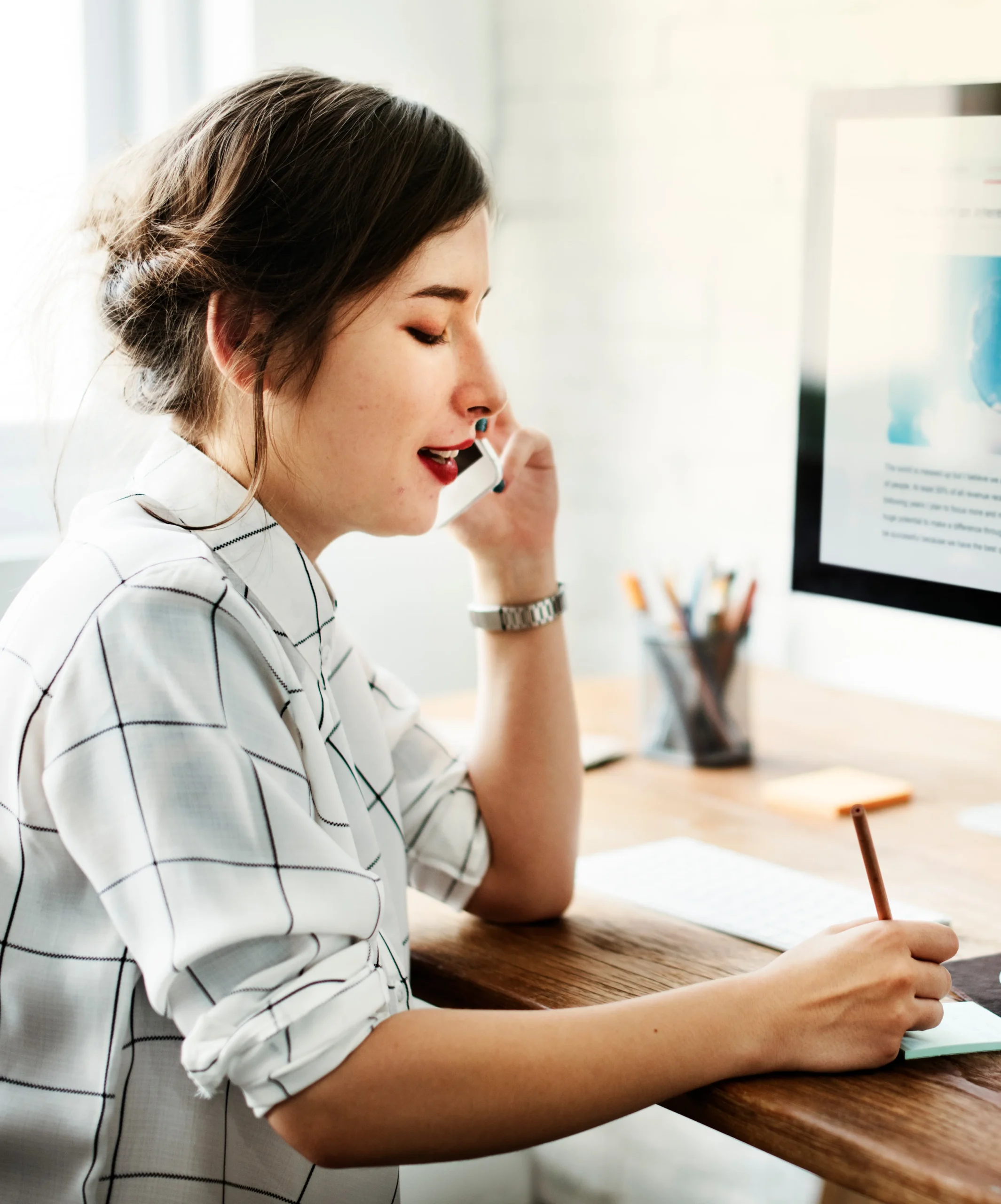 woman worried about finances