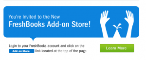 freshbooks add-on store